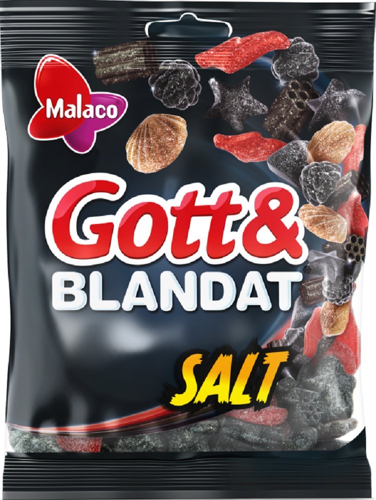Malaco Gott & Blandat Salty Licorice Mix