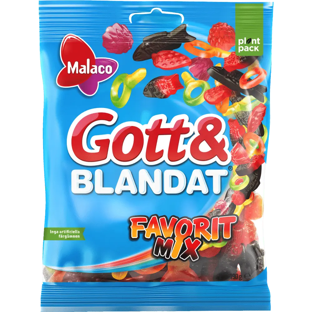 Malaco Gott & Blandat Favoritmix