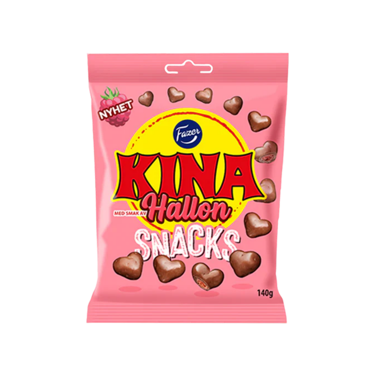 Crispy Chocolate Pink Raspberry Kina Snacks
