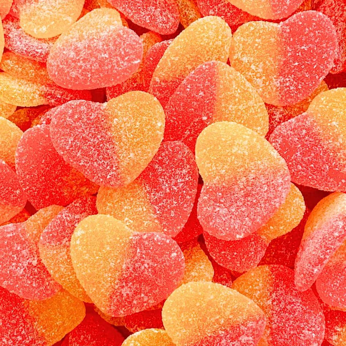 Peach Hearts Gummy