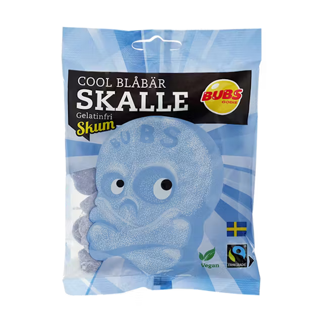 Bubs Cool Blueberry Skull